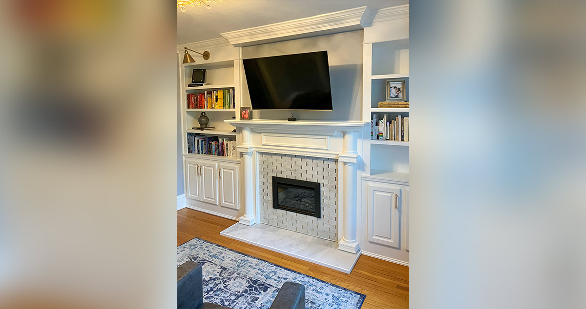 BuiltIn Bookshelves Project by Ryan at Menards®