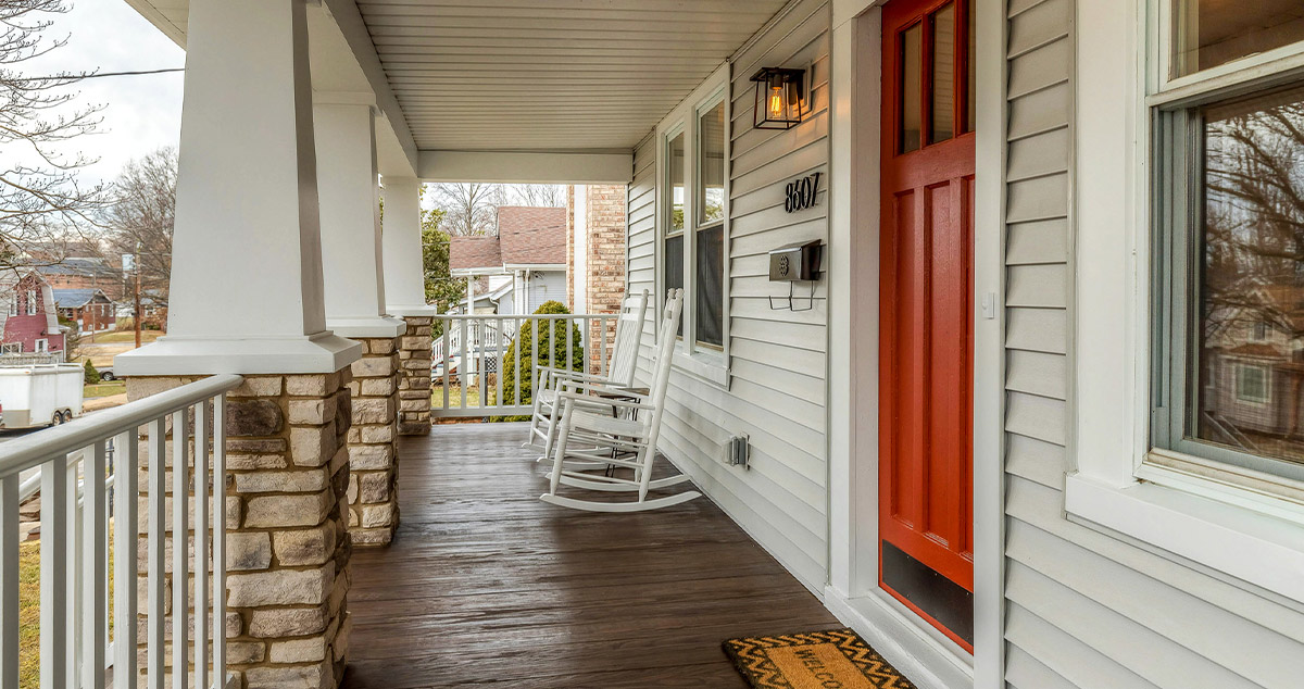 Front Porch Transformation - Project by Pam at Menards®