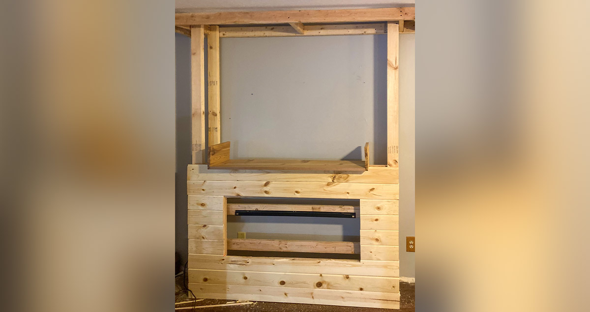 Fireplace & Entertainment Center Project by Shaun at Menards®