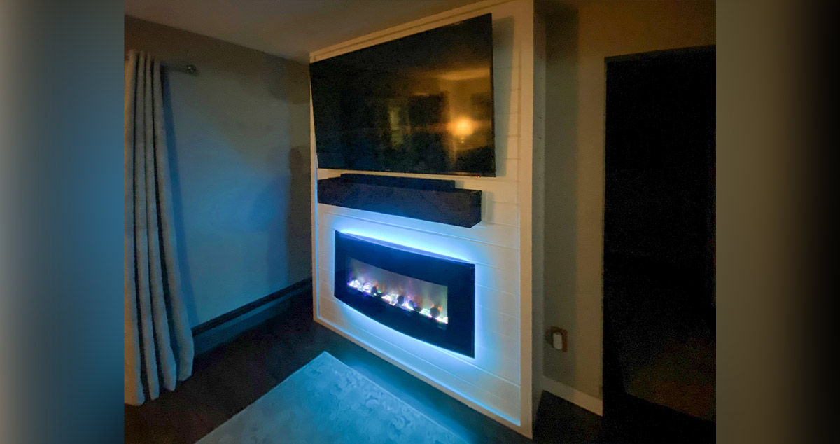 Fireplace & Entertainment Center Project by Shaun at Menards®