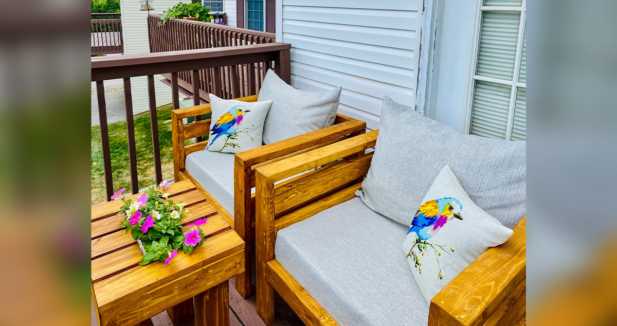 Outdoor Patio Furniture Set Project by Dimuthu at Menards®