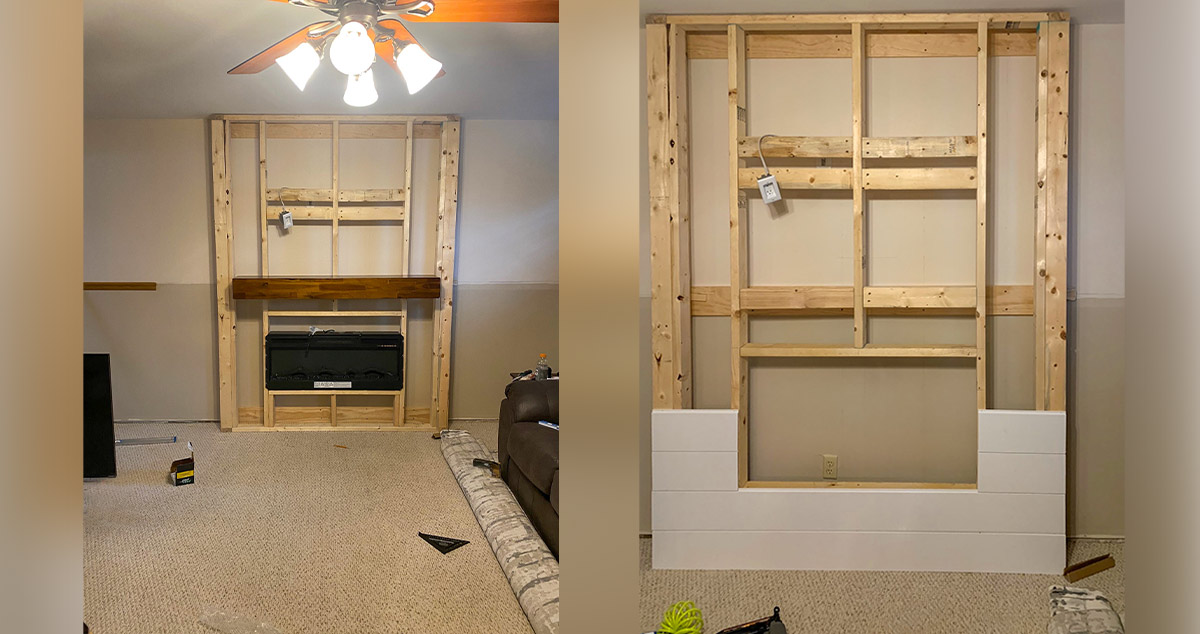 Fireplace, Mantel & Entertainment Center Project by Adam at Menards®