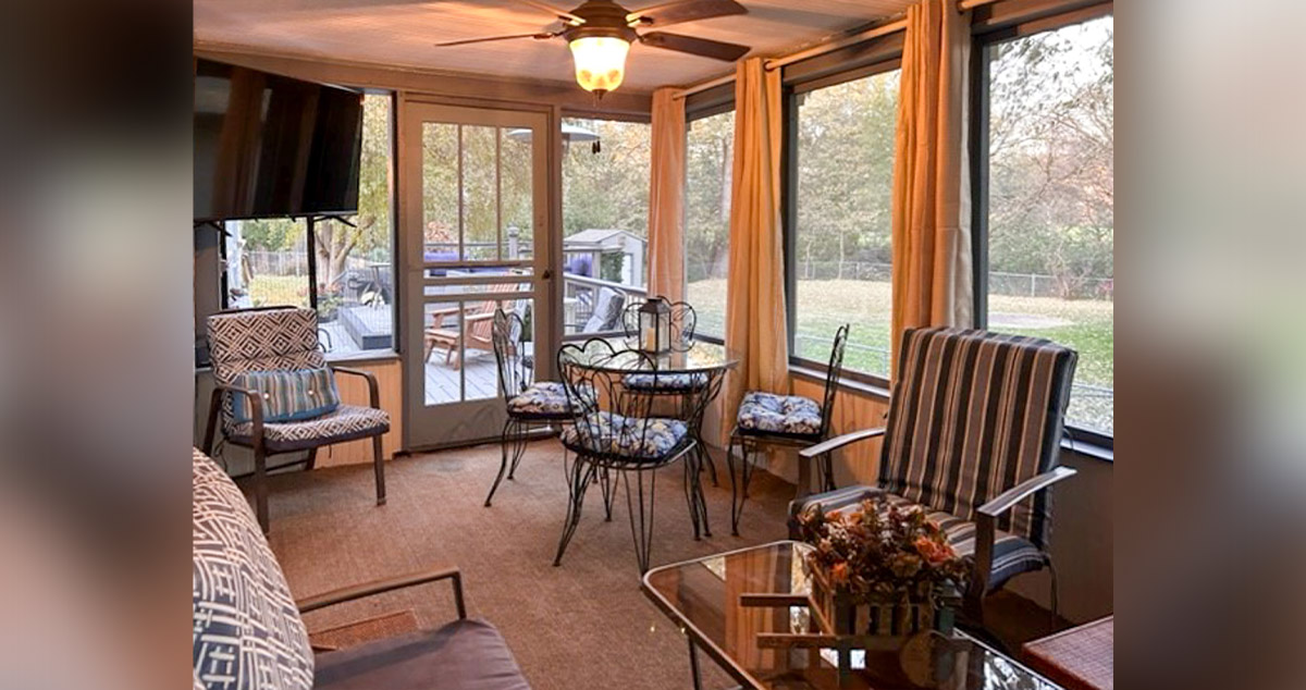 ScreenedIn Porch Makeover Project by Summer at Menards®