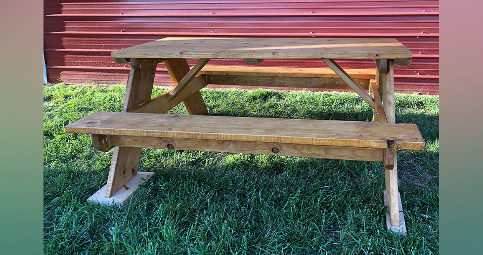 6Foot Picnic Table Project by Jacqueline at Menards®