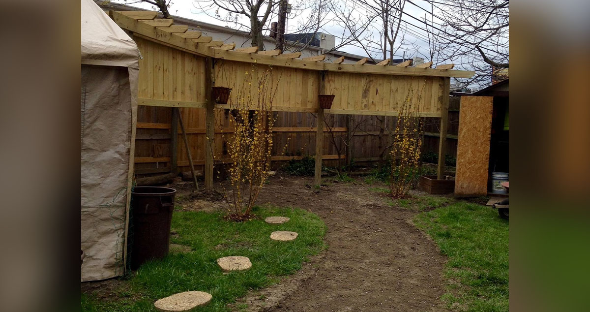 Arbor Wall Project by Katie at Menards®