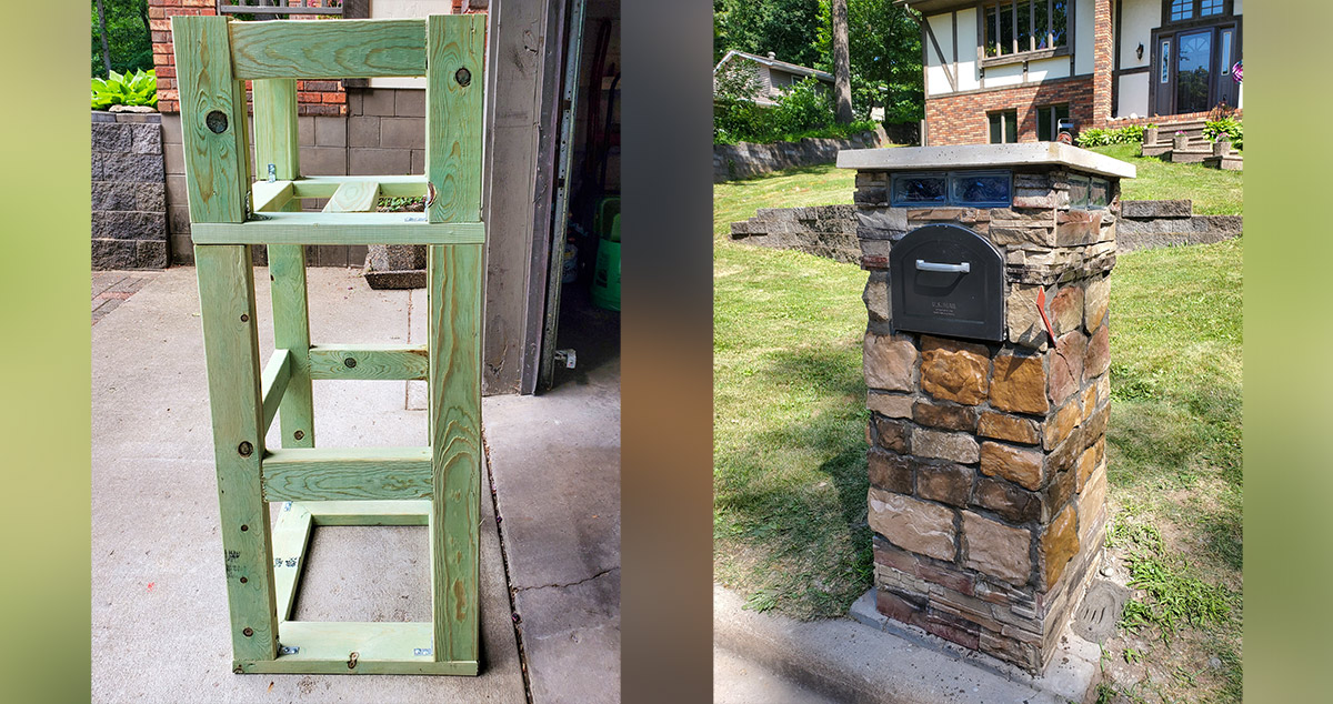 Wayland's Beacon Stone Mailbox Project by Josh at Menards®