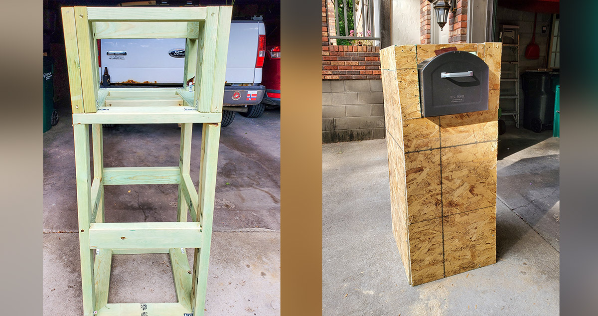 Wayland's Beacon Stone Mailbox Project by Josh at Menards®