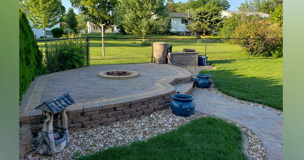 Raised Fire Pit - Project by Justin at Menards®