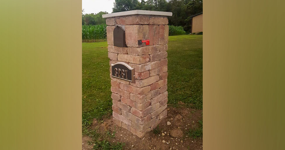 Paver Stone Mailbox - Project by Lori at Menards®