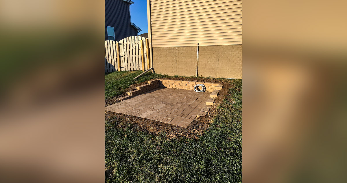 Hot Tub Paver Patio Project by Andrew at Menards®