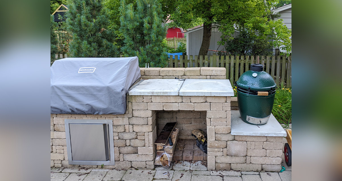 Grill Island Project by Kenneth at Menards