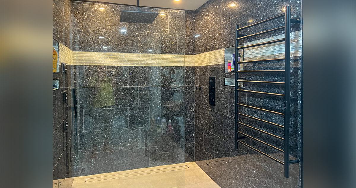 New Master Shower - Project by Amy at Menards®