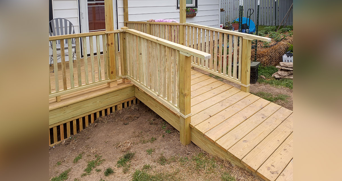 Dad's Deck & Pergola - Project by Eric at Menards®