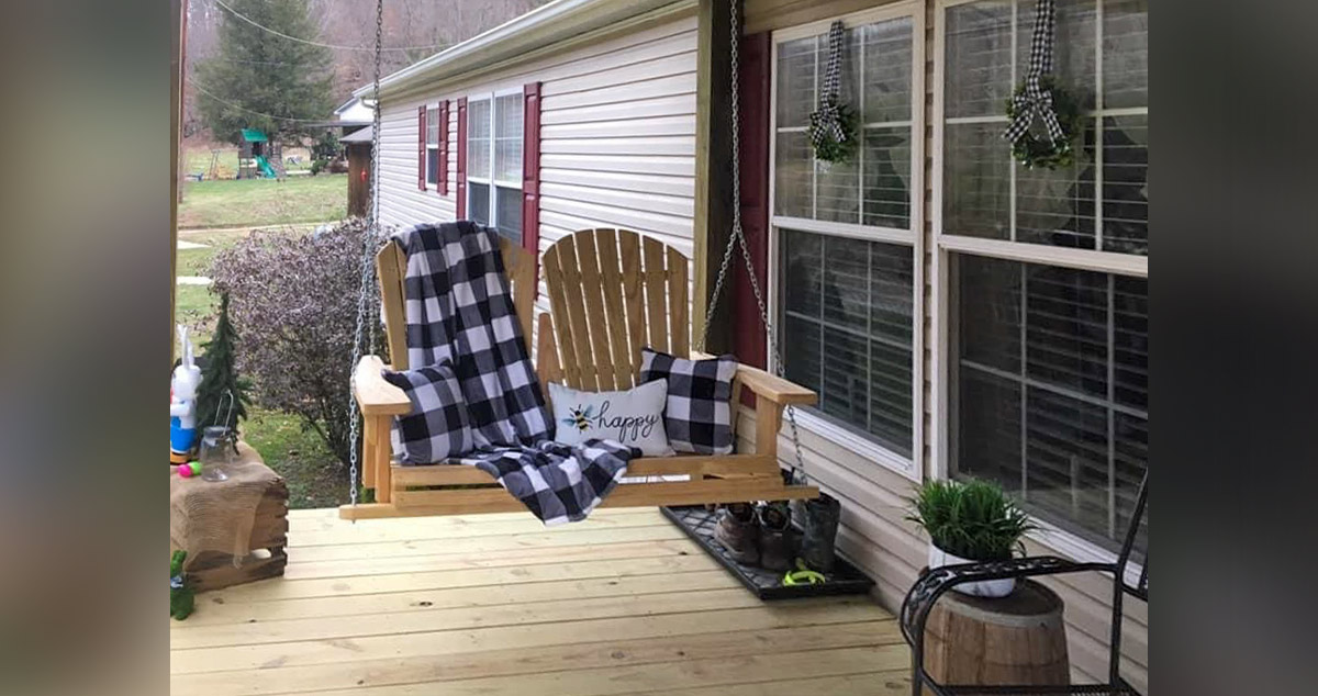 Cozy Front Porch - Project by Carrie at Menards®