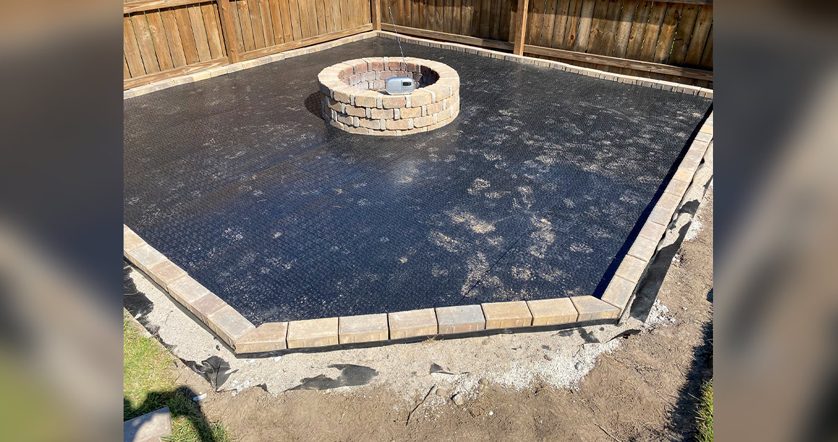 16 x 16 Patio with Fire Pit Project by Craig at Menards®