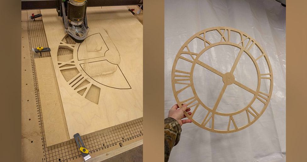 FarmhouseStyle Wall Clock Project by Nick at Menards®