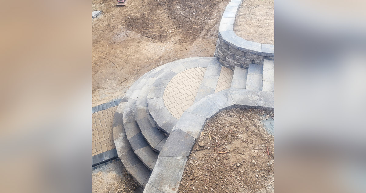 Custom Retaining Wall Project by Spencer at Menards®