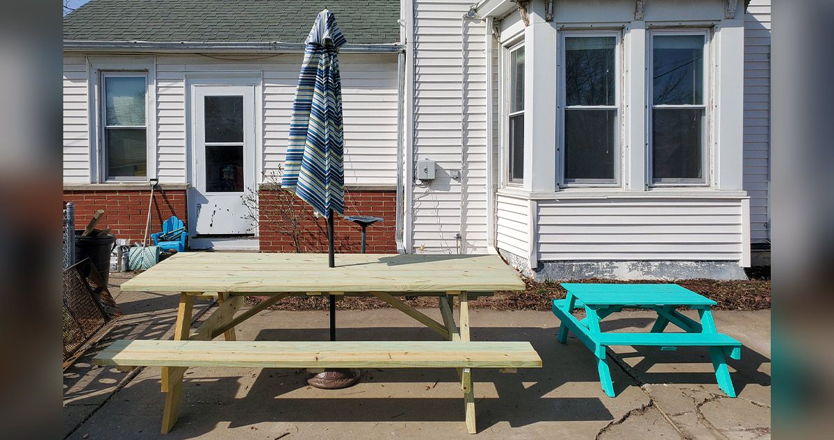Picnic Tables Project by Adam at Menards®