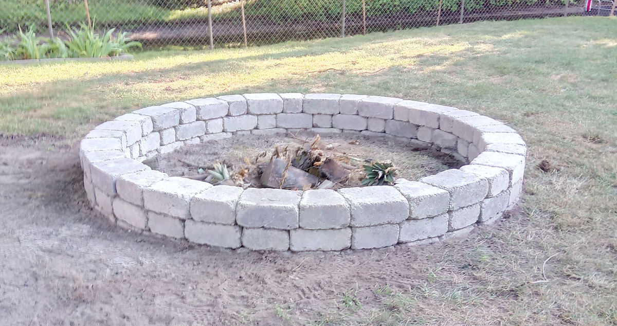 Upgraded Outdoor Fire Pit - Project by Joe at Menards®