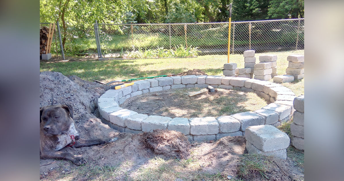 Upgraded Outdoor Fire Pit Project by Joe at Menards®
