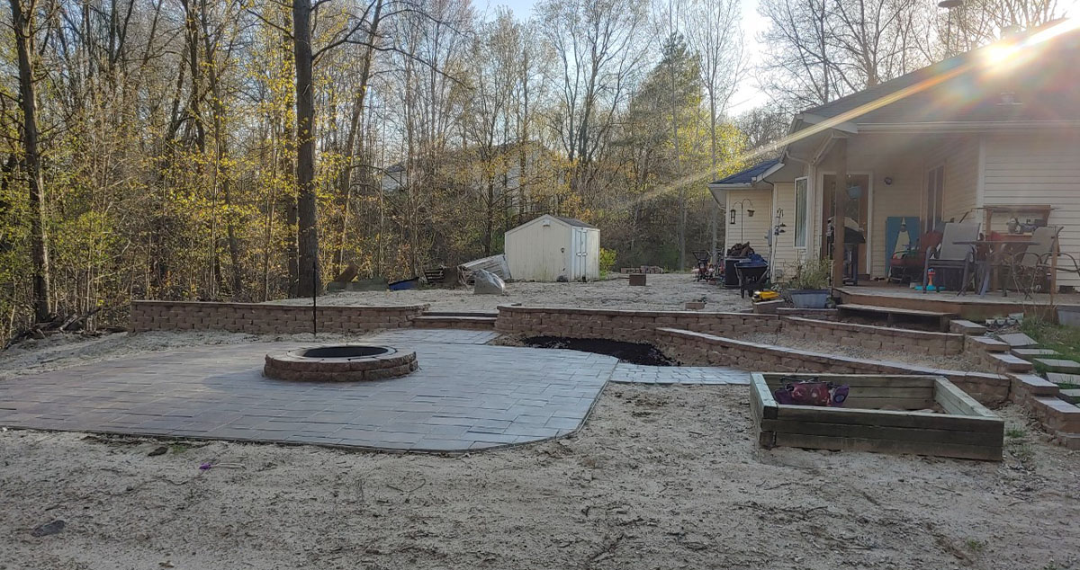 Leveling Patio Project by Jordan at Menards®
