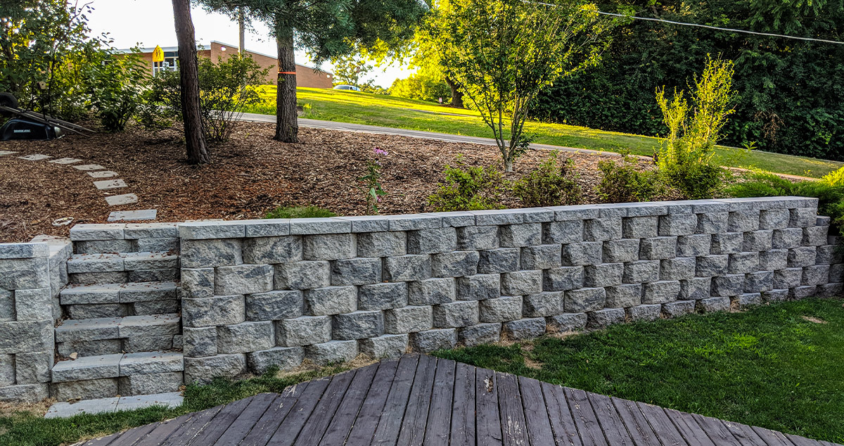 Retaining Wall Project Project By Chris At Menards® 9196