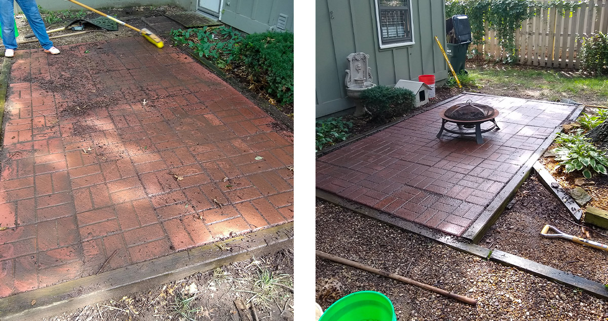 Brickface Patio - Project by Carolina at Menards®