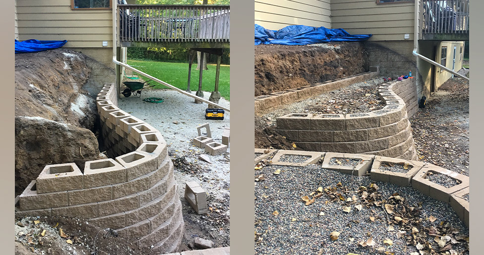 TwoTier Retaining Wall Project by Kraig at Menards®