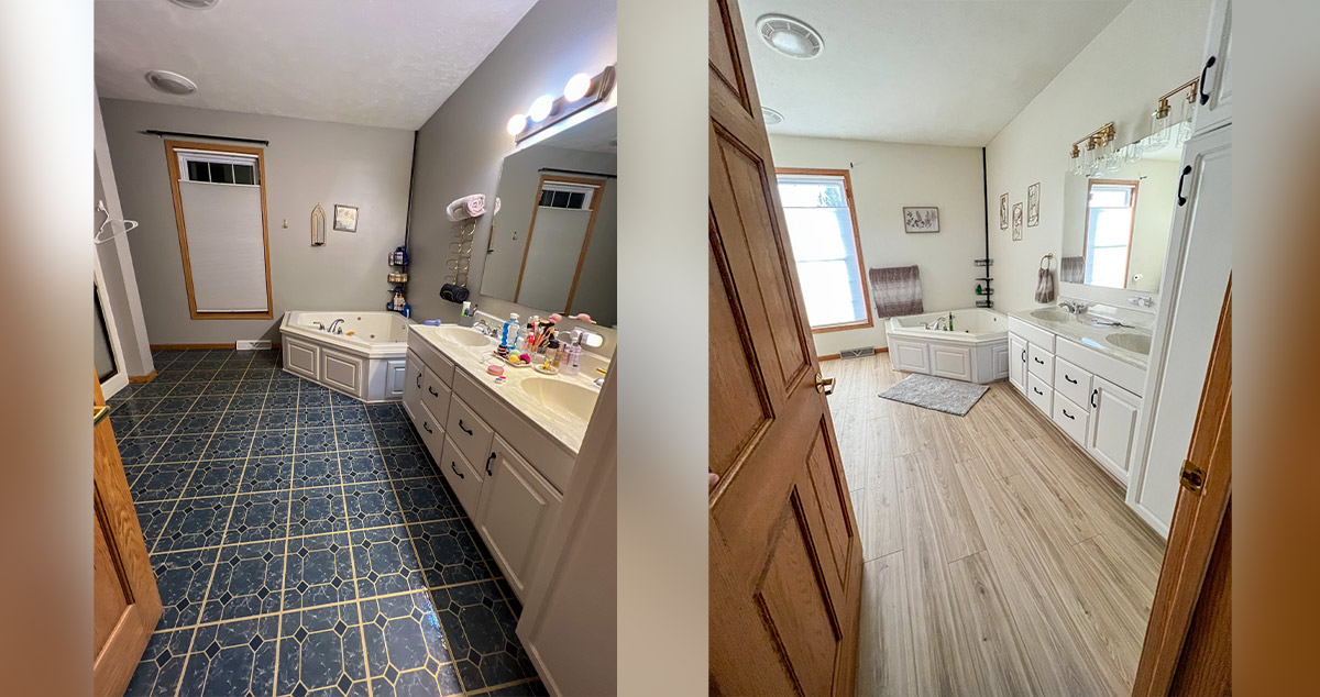 Master Bathroom Facelift - Project by Collin at Menards®