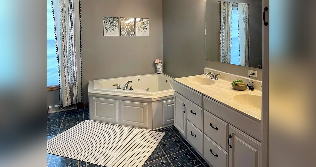 Master Bathroom Facelift - Project by Collin at Menards®