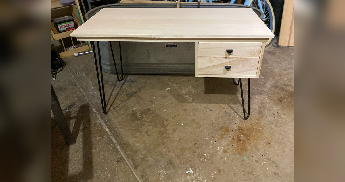 Custom Desk Project by John at Menards®