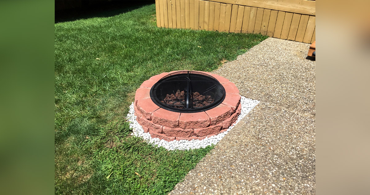 Crestone® Fire Pit Kit Project by Mike at Menards®