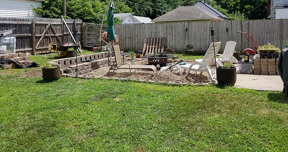 Fire Pit/Raised Flower Bed Project by Sean at Menards®