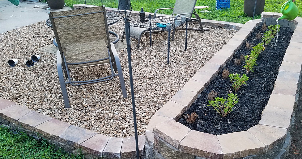 Fire Pit/Raised Flower Bed Project by Sean at Menards®