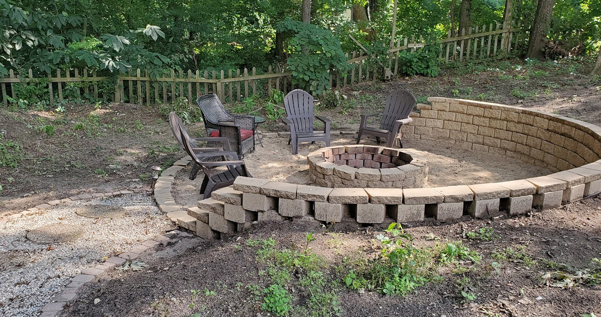 Sand Fire Pit Project by John at Menards®