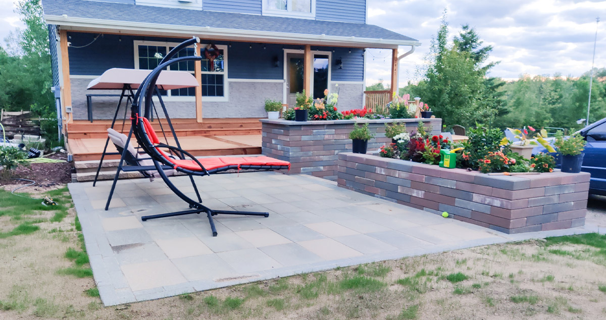 Block Patio & Raised Beds Project by Justin at Menards®