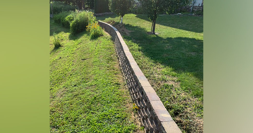 Pond Retaining Wall - Project by Thomas at Menards®