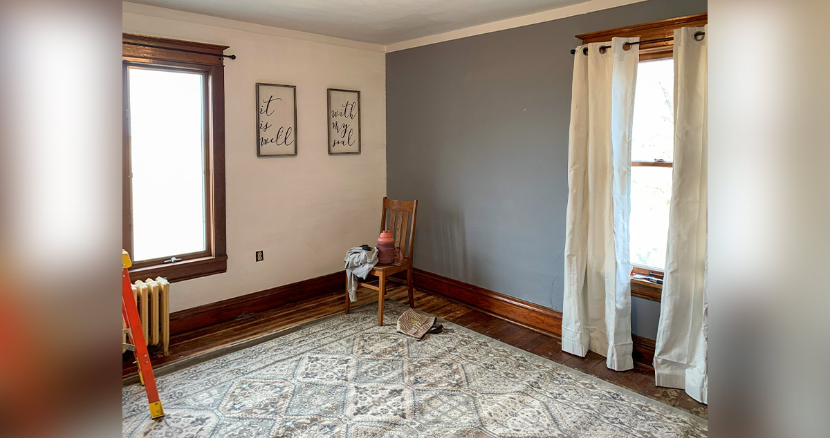 Faux Shiplap Accent Wall Project by Marissa at Menards®