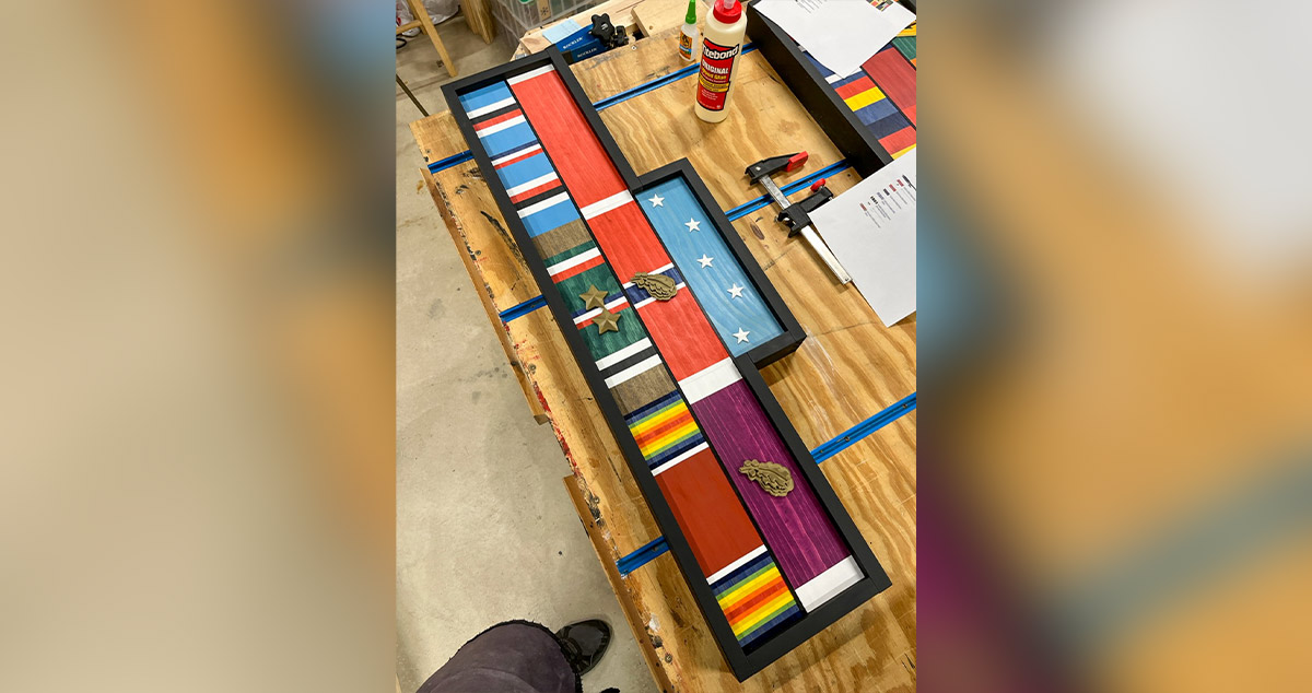 Wooden Military Ribbon Racks - Project by Kevin at Menards®