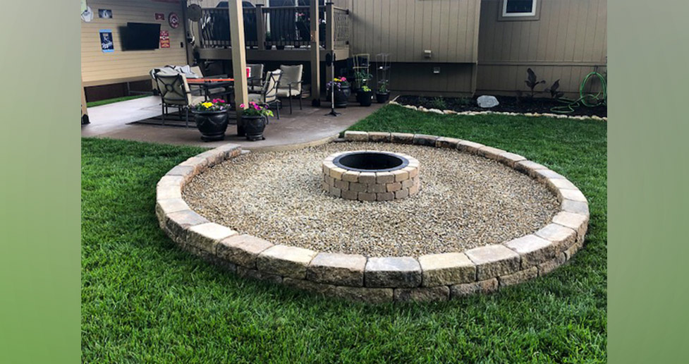 Backyard Fire Pit & Pavilion - Project by Joel at Menards®