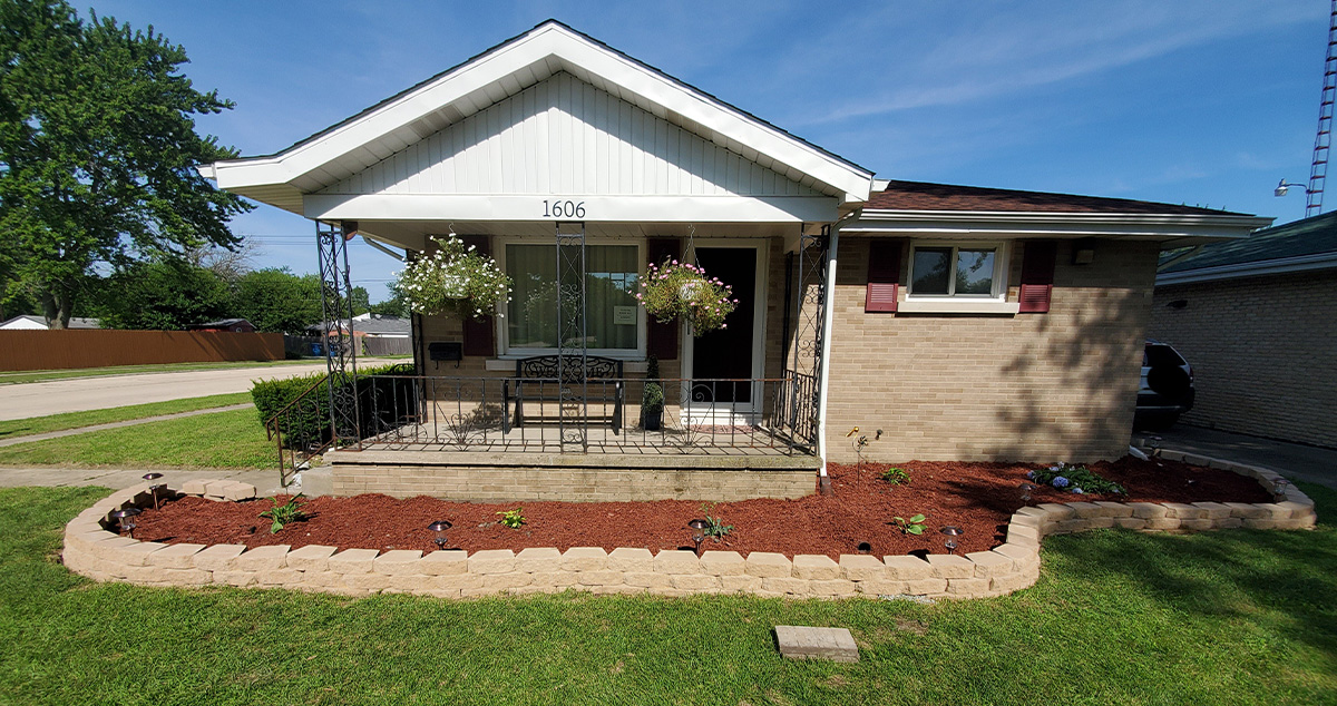 Boosted Curb Appeal with Retaining Wall Project by Tamika at Menards®