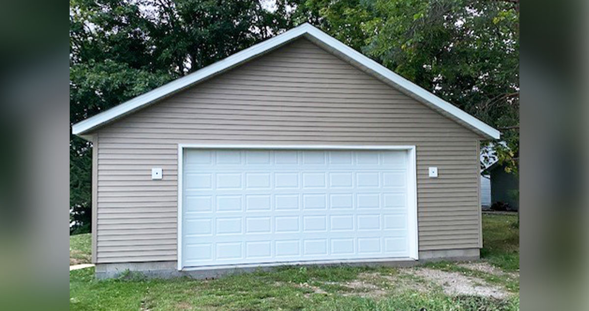 Custom Garage - Project by Dennis at Menards®