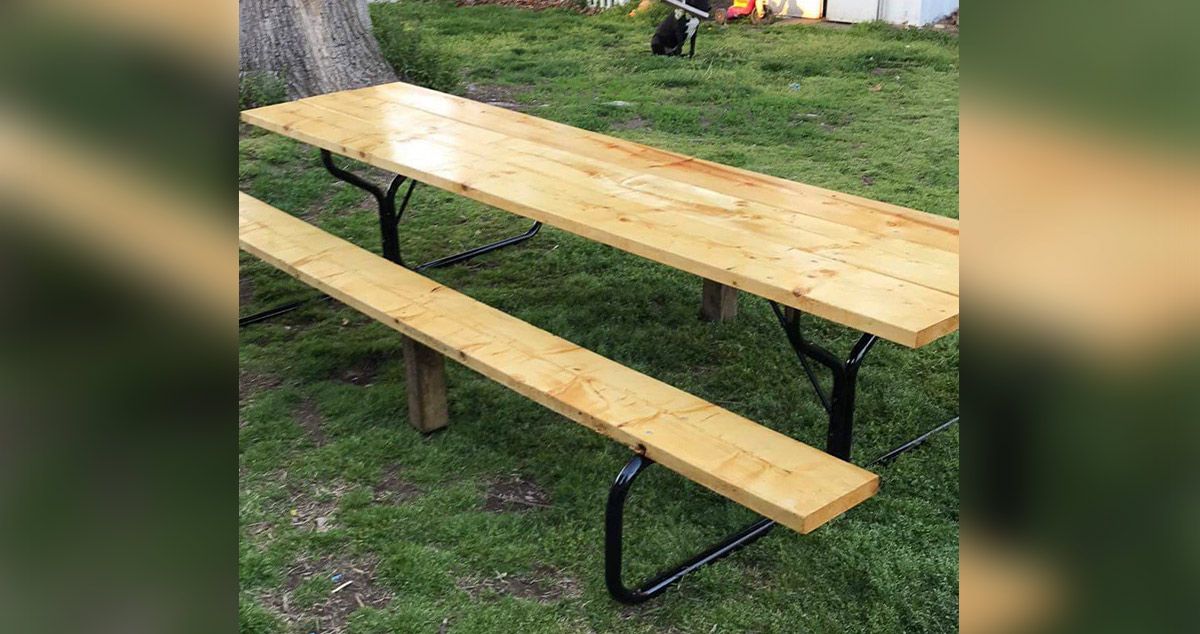 Cookout Picnic Table Project by Gary at Menards®