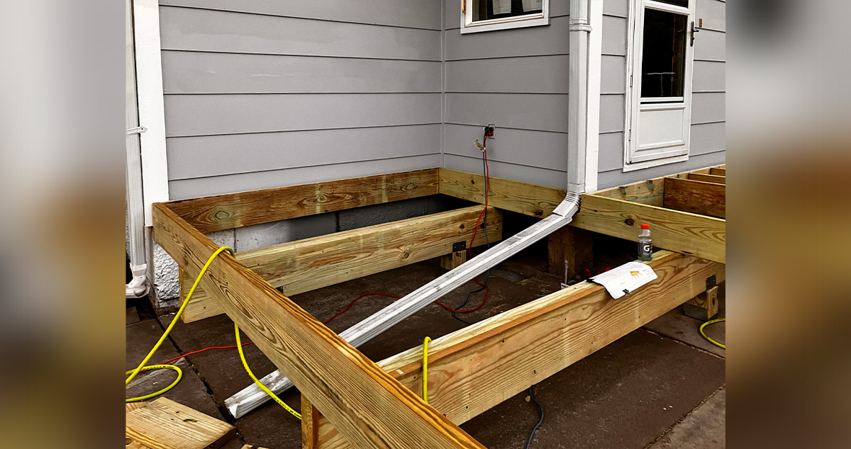 Deck Build - Project by Andrew at Menards®