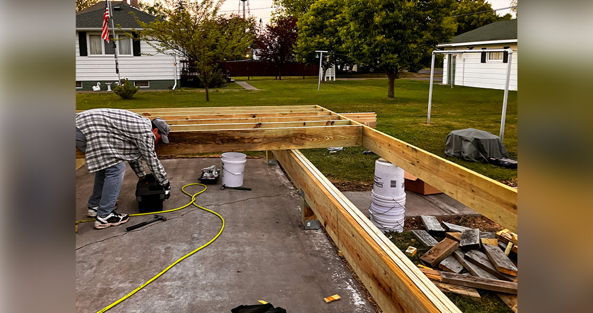 Deck Build Project by Andrew at Menards®