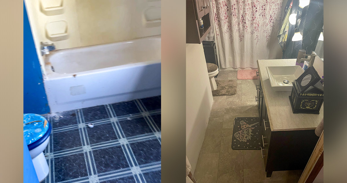 Rockstar Bath Remodel Project by Antara at Menards®