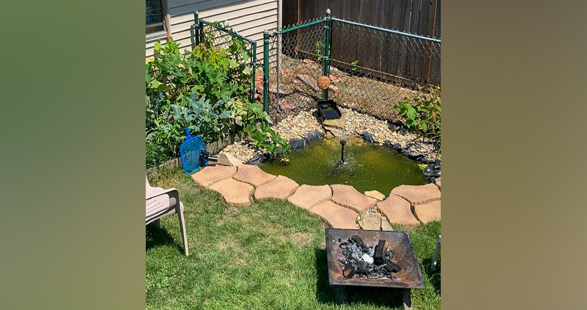 Backyard Pond - Project by Cathy at Menards®