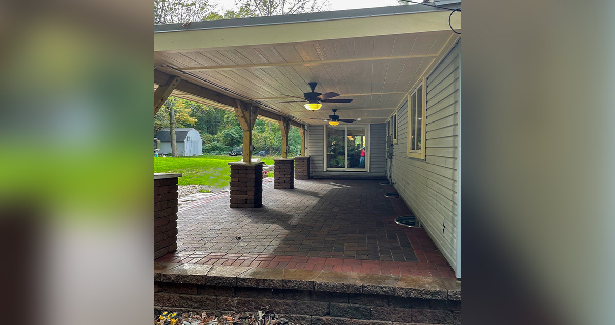 Patio with Roof Project by James at Menards®