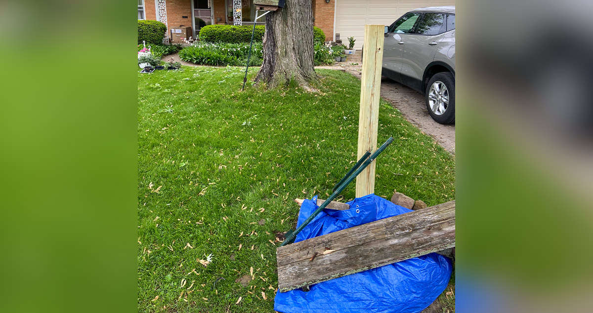 Block Mailbox Post Project by Todd at Menards®