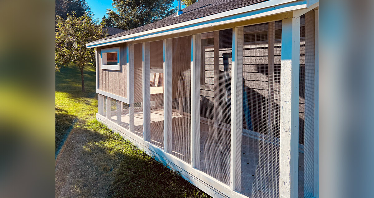 SelfContained Chicken Coop Project by Jason at Menards®
